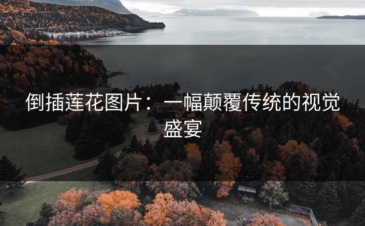 倒插莲花图片：一幅颠覆传统的视觉盛宴